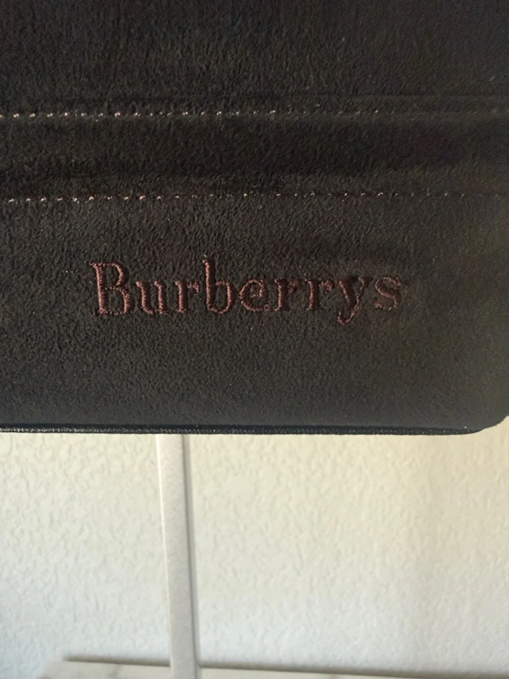 Burberrys Beauty/Fragrance Line Black Mini Bag